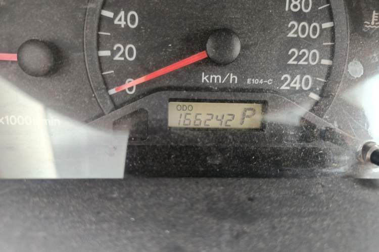 Used Toyota Corolla EX 2011 1.6L Automatic Classic Edition Odometer Close Up