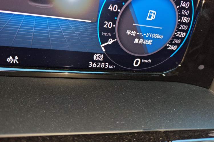 Used Volkswagen Teramont 2022 380TSI Four-Wheel Drive Prestige Luxury Edition Odometer Close Up