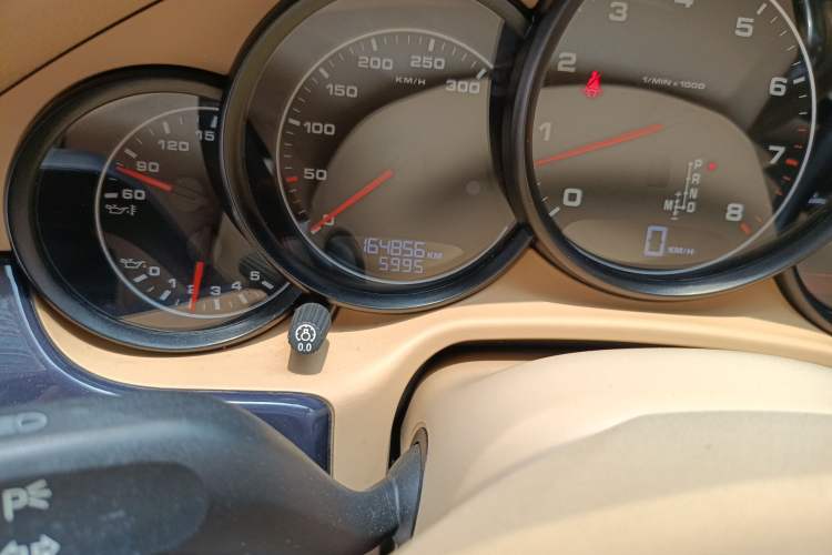 Used Porsche Panamera 2010 Panamera 3.6L Odometer Close Up