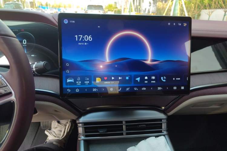 Used BYD Seal 2023 DM-i 1.5T 121km Flagship Model Audio And AC Panel