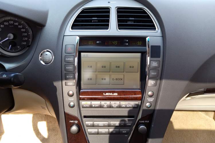 Used Lexus ES 2010 240 Luxury Edition Audio And AC Panel