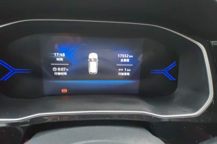 Used Jetta VS5 2022 280TSI Automatic High-Gloss Glory Edition Odometer Close Up