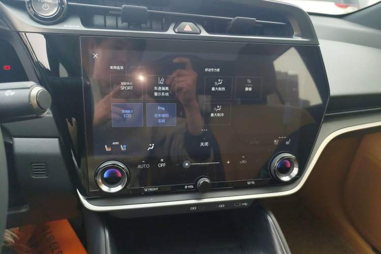 Used Lexus RZ 2023 450e All-Wheel Drive Luxury Edition Audio And AC Panel