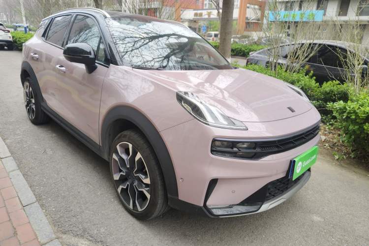 Used Lynk & Co 06 2021 1.5T Shero Pink Special Edition Front Right 45 Deg