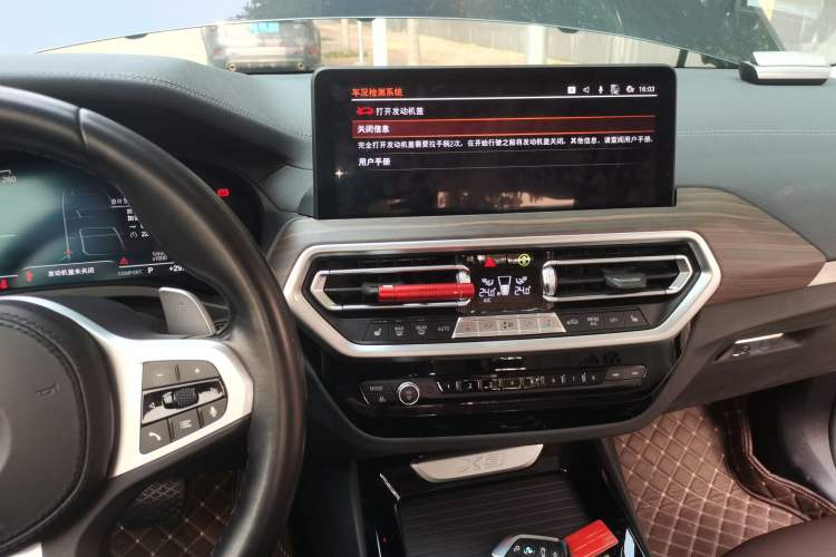 Used BMW X3 2022 xDrive30i Luxury Model M Night Sky Package Audio And AC Panel