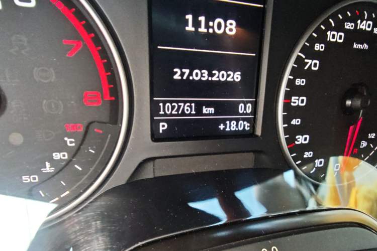 Used Audi A3 2014 Sportback 35 TFSI Automatic Ambition Edition Odometer Close Up