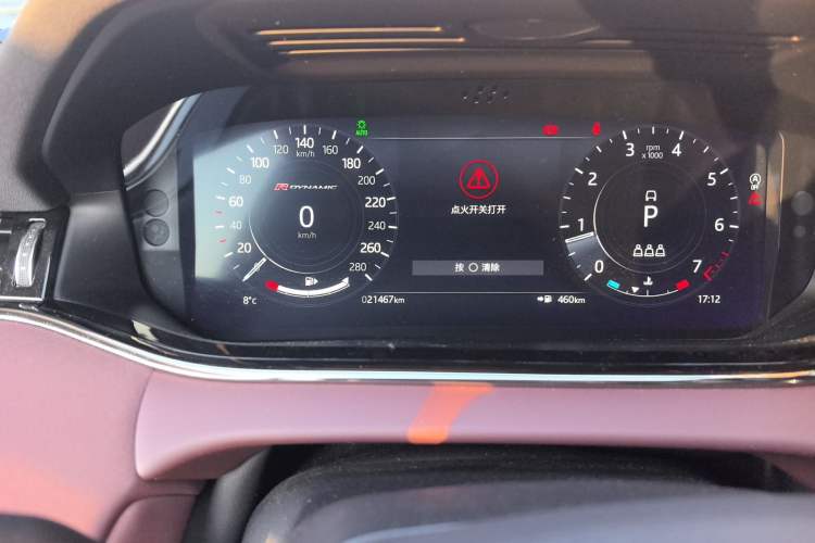 Used Land Rover Range Evoque 2022 Facelifted Aurora L 249 PS R-Dynamic Luxury Edition Odometer Close Up