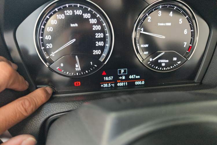 Used BMW 2 Series 2019 225i Convertible Coupe Sports Design Package Odometer Close Up