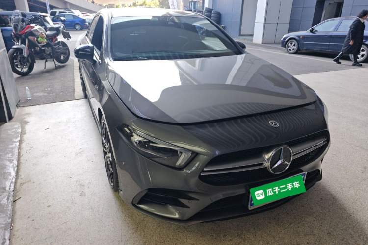 Used Mercedes-Benz A AMG 2022 AMG A 35 4MATIC Front Right 45 Deg