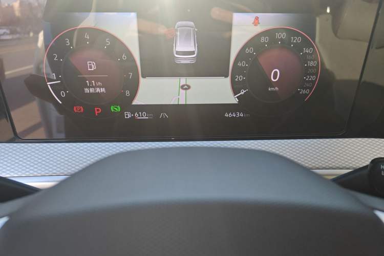 Used Volkswagen Tavendor 2023 380TSI Four-Wheel Drive R-Line Cruise Edition Odometer Close Up