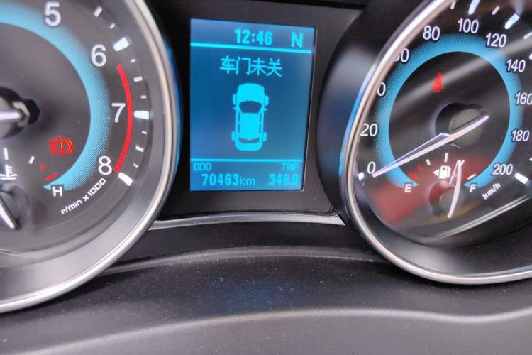 Used Haval H1 2016 Revised Version Blue Badge 1.5L AMT Standard Edition Odometer Close Up