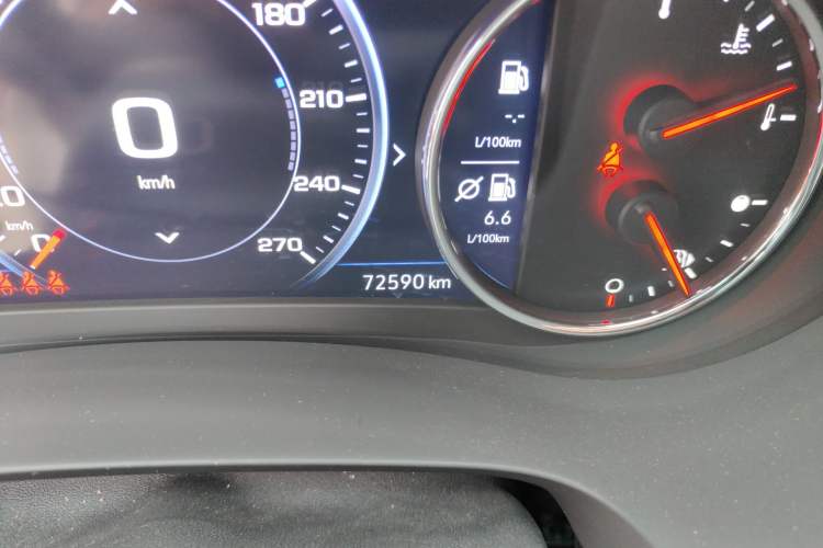 Used Chevrolet Malibu XL 2019 Redline 550T Automatic RuiLian Edition Odometer Close Up