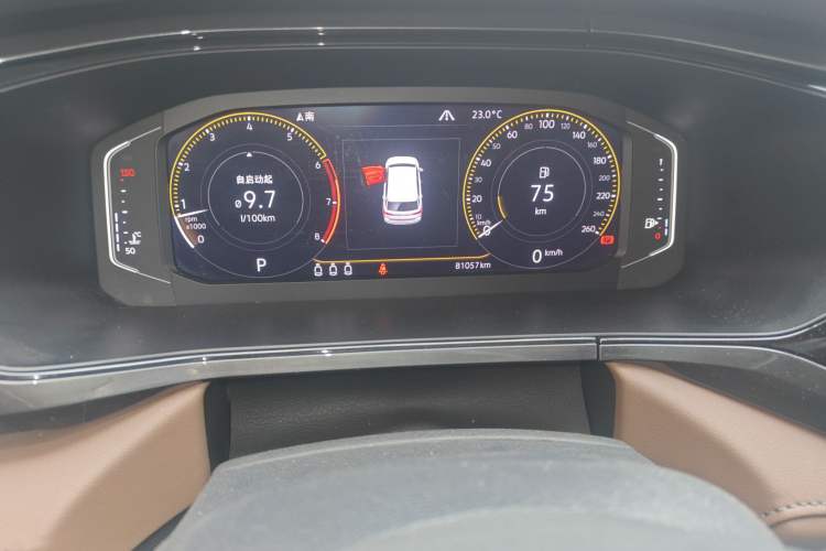 Used Volkswagen Tharu 2019 280TSI Two-Wheel Drive Flagship Version China VI Standard Odometer Close Up