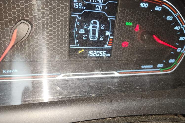 Used Chery New Energy Tiggo 3xe 2018 480 Enjoyment Edition Odometer Close Up