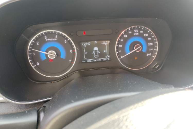 Used Dongfeng Fengon 580 2018 Revised Version 1.5T CVT Luxury Edition Odometer Close Up