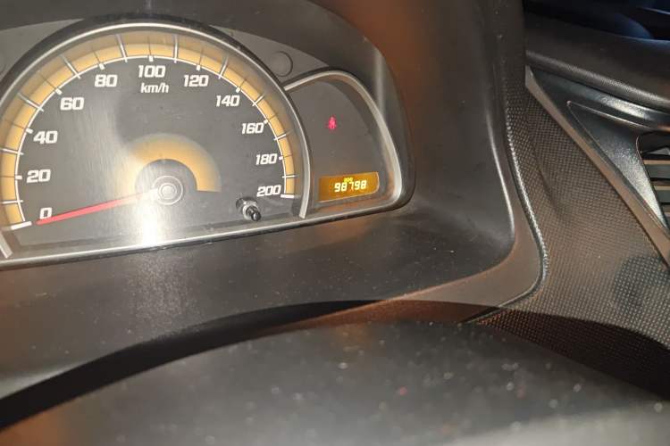 Used Chevrolet Sail 2013 Sedan 1.4L Manual - Youyi Happiness Edition Odometer Close Up