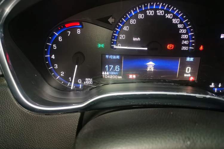 Used Cadillac SRX 2013 3.0L Leading Model Odometer Close Up