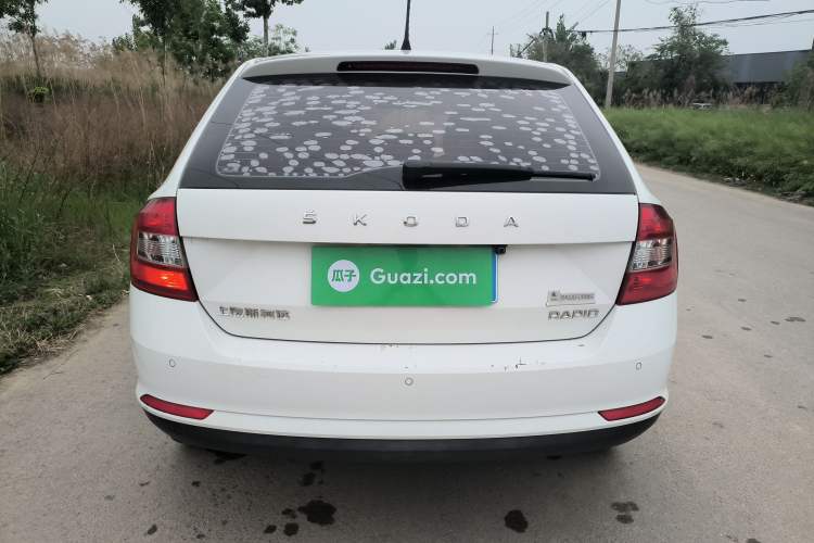 Used Skoda Rapid Spaceback 2019 Revised Version 1.5L Automatic Comfort Edition China V Standard Rear