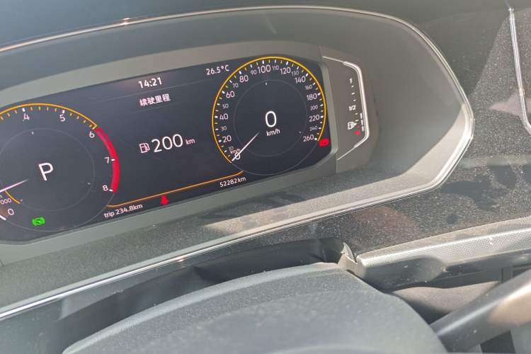 Used Volkswagen Passat 2023 Revised Version 280TSI Business Edition Odometer Close Up