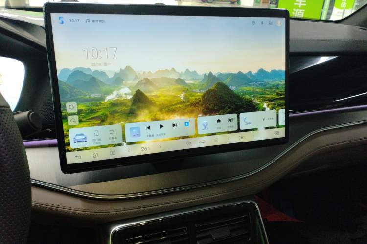 Used BYD Tang New Energy 2025 DM-i 115KM Prestige Model Audio And AC Panel