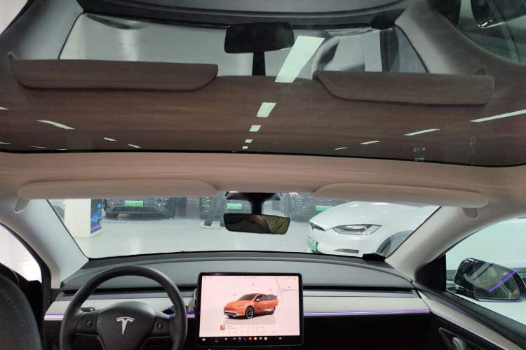 Used Tesla Model Y 2023 Rear-Wheel-Drive Version Headliner