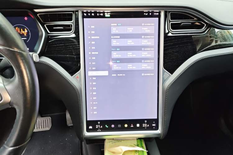 Used Tesla Model X 2016 X 75D Audio And AC Panel