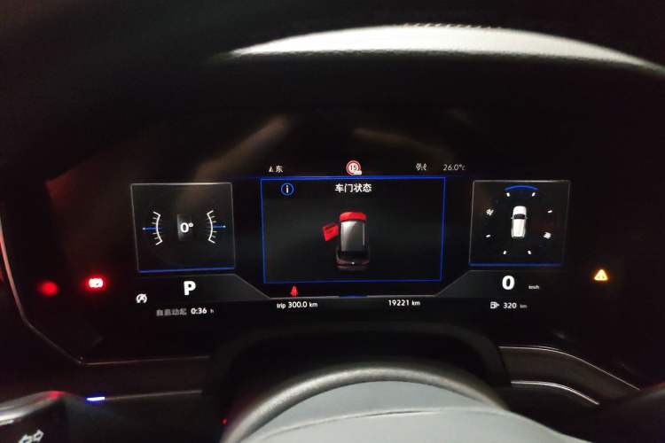 Used Volkswagen Touareg 2023 3.0 TSI Luxury Edition Obsidian Black Sport Package Odometer Close Up