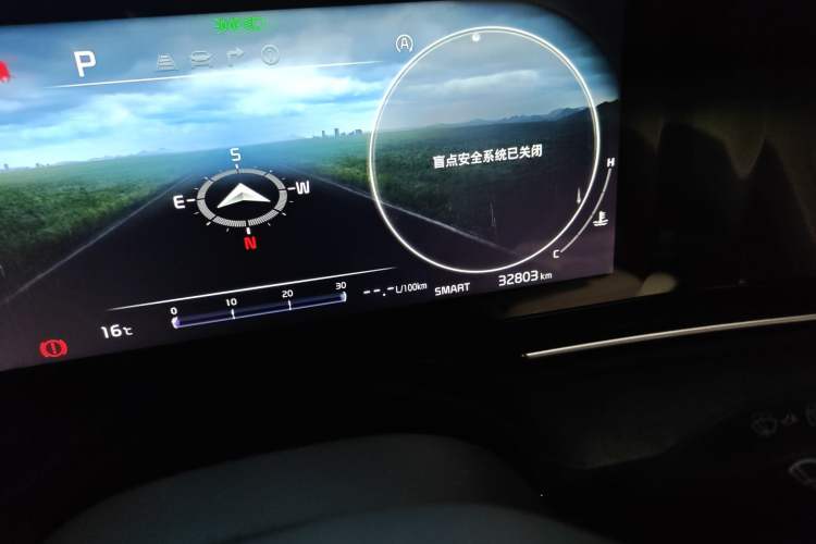 Used Kia Carnival 2021 2.0T Flagship Edition Odometer Close Up