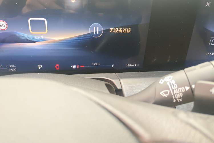 Used Buick GL8 2023 ES Lu Zun Luxury Model Odometer Close Up