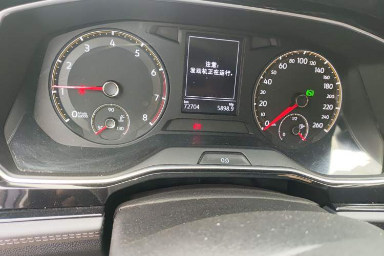 Used Volkswagen Sagitar 2019 280TSI DSG Comfort Version China VI Standard Odometer Close Up