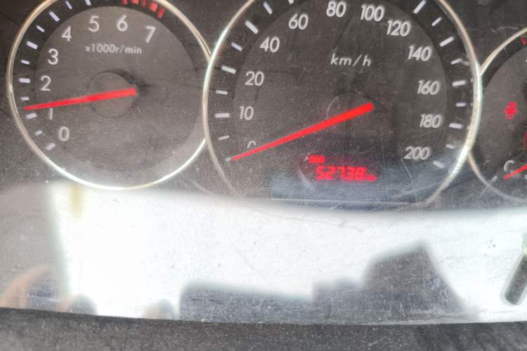Used CHANGAN Alsvin V3 2012 1.3L Manual Standard Edition Odometer Close Up