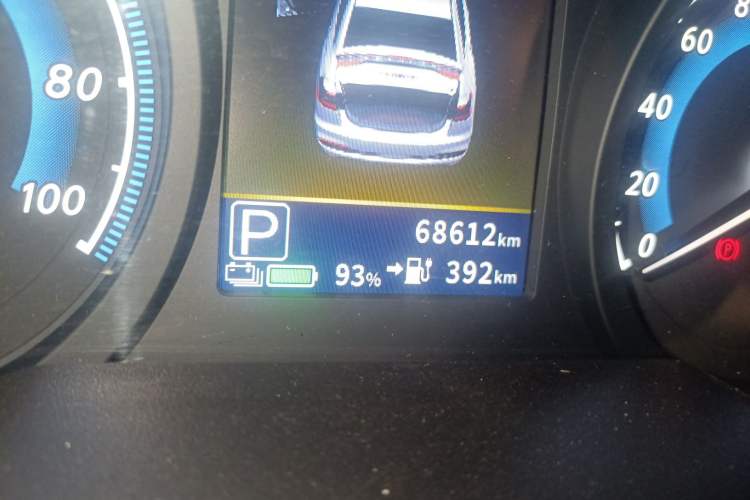 Used Venucia D60EV 2023 PLUS Comfort Edition SI Model Odometer Close Up