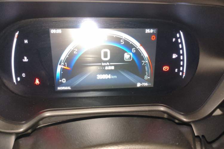 Used GAC Trumpchi GS4 2022 270T Automatic Smart Drive Navigation Edition Odometer Close Up