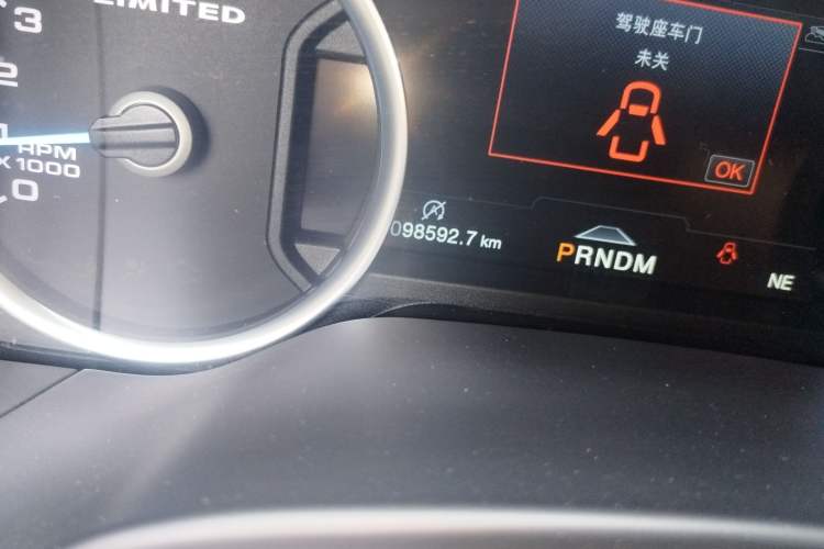 Used Juntian Yongmengzhe 2020 3.5T Luxury Edition Odometer Close Up