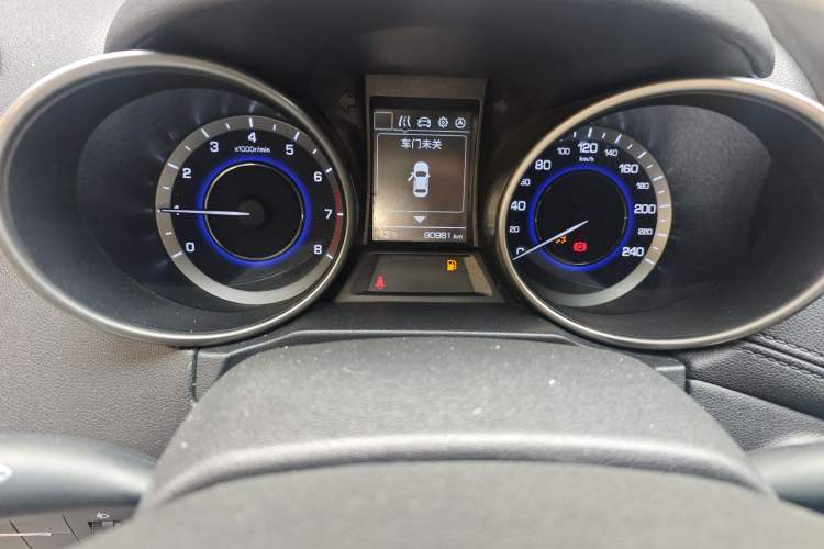 Used CHANGAN CS35 2017 1.6L Manual Luxury Model Odometer Close Up