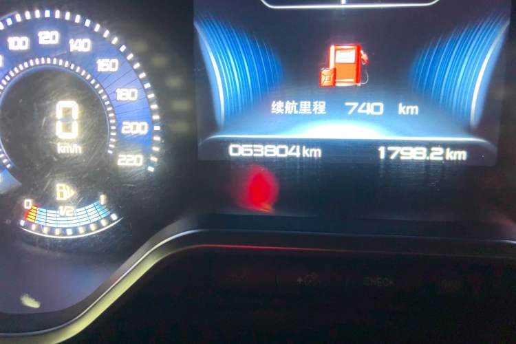 Used Peugeot 408 2020 360THP 10th Anniversary Edition Odometer Close Up