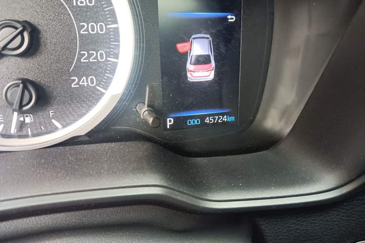 Used Toyota Corolla 2021 1.2T S-CVT Elite PLUS Edition Odometer Close Up