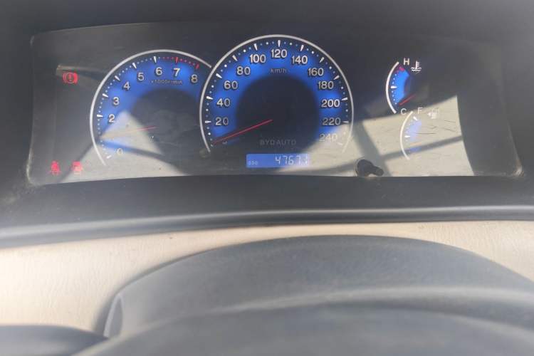 Used BYD F3 2013 Energy-Efficient Model 1.5L Manual Comfort Version Odometer Close Up