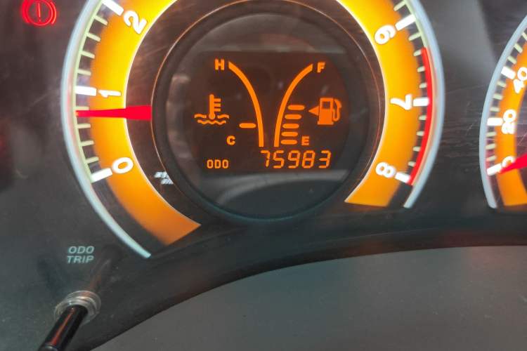 Used BYD L3 2012 1.5L Manual Comfort Edition Odometer Close Up