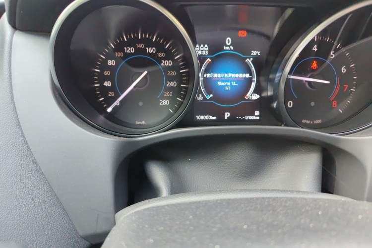 Used Jaguar F-PACE 2019 2.0T Four-Wheel Drive Urban Luxury Edition Odometer Close Up