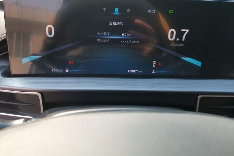 Used Chery Tiggo 7 2024 1.5T Manual Glory Edition Odometer Close Up