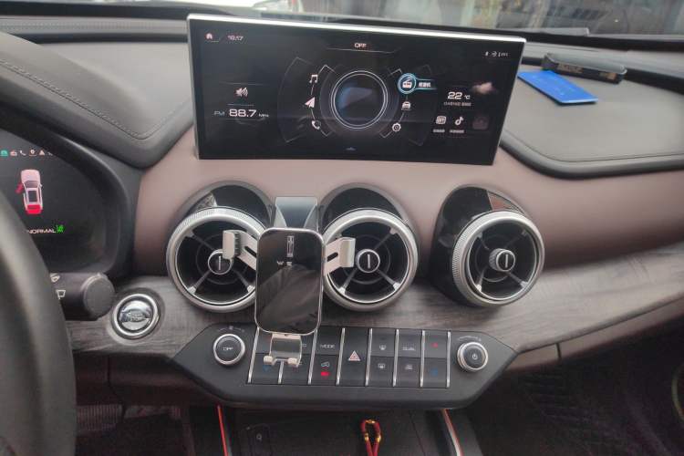 Used Wey VV7 GT 2020 2.0T Flagship Edition Audio And AC Panel