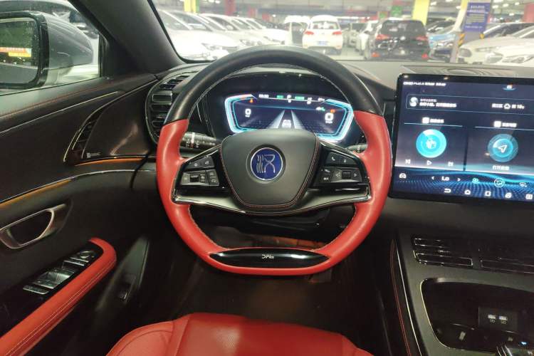 Used BYD Han 2020 EV Four-Wheel Drive High-Performance Flagship Model Steering Wheel