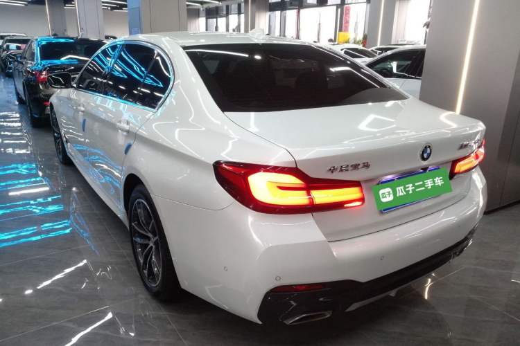 Used BMW 5 Series 2022 Restyled 525Li M Sport Package Rear Left 45 Deg