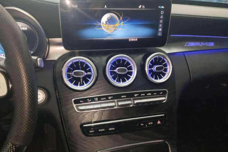 Used Mercedes-Benz C-Class 2020 C 260 L Sport Edition Audio And AC Panel