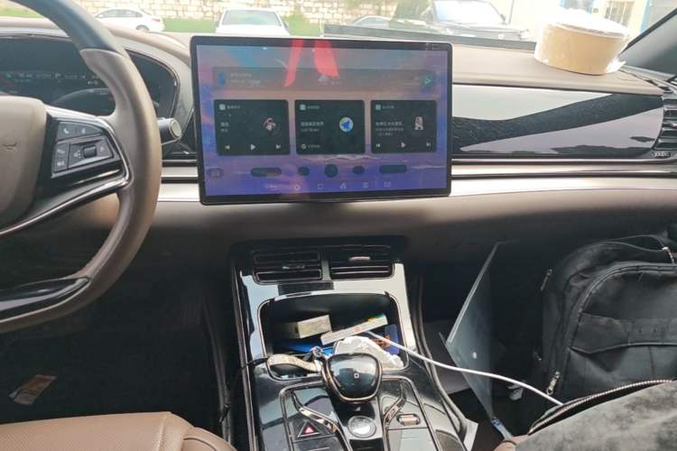 Used BYD Han 2021 EV Standard Range Luxury Model Audio And AC Panel