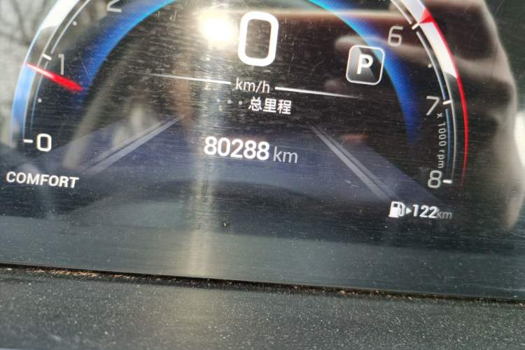 Used GAC Trumpchi M6 2023 PRO 270T DCT Elite Edition Odometer Close Up