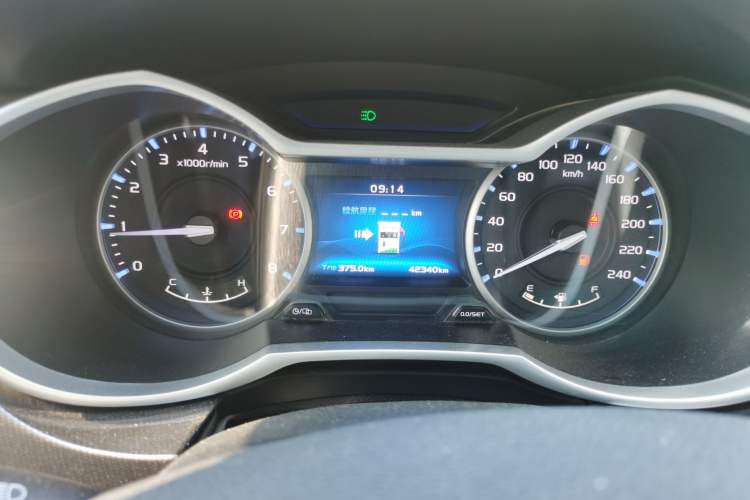 Used Geely Auto Emgrand 2017 Sedan Million Edition 1.5L Manual - Upward Version Instrument Cluster