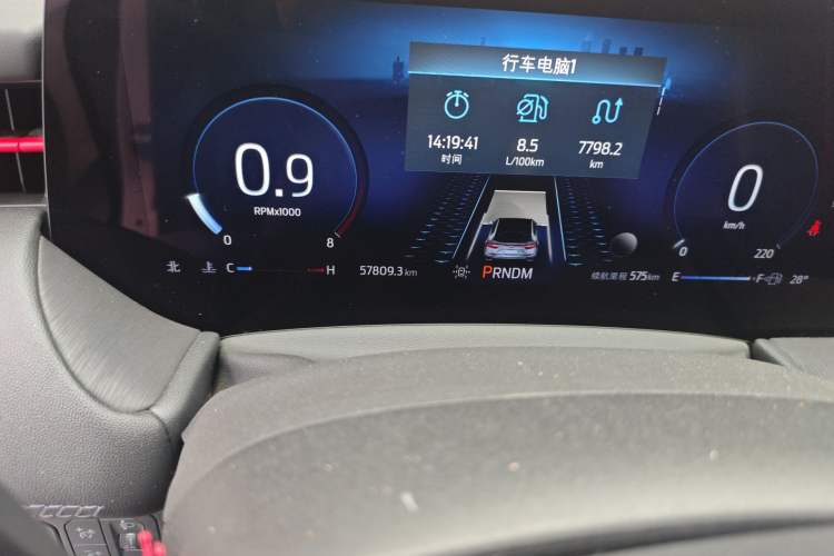 Used Ford EVOS 2022 EcoBoost 245 Sport Edition Odometer Close Up