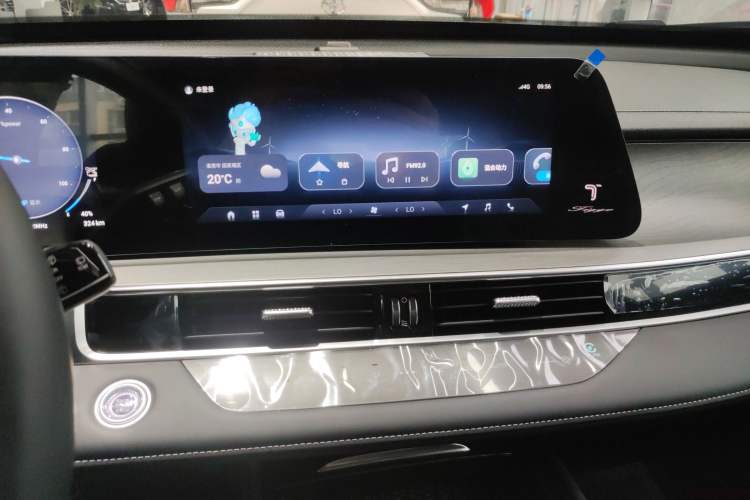 Used Chery Tiggo 8 PRO New Energy 2024 1.5T 100km XinChen Edition Audio And AC Panel